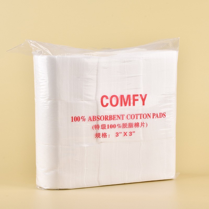 500片美容院化妆纹绣半永久专用脱脂棉可撕卸妆棉片厂家图3