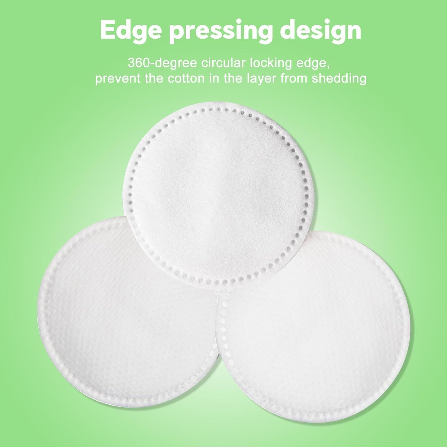 跨境亚马逊cotton pads cotton rounds圆形盒装化妆棉卸妆棉定制图3