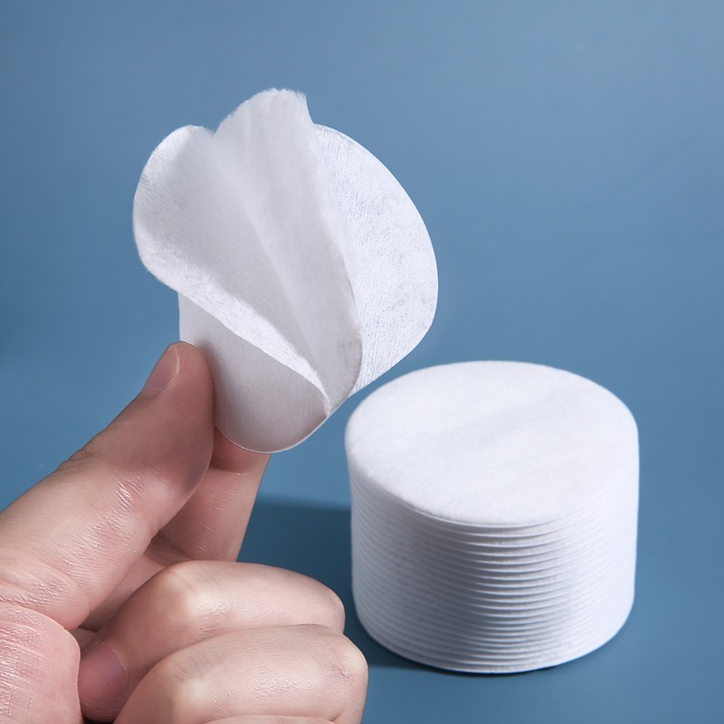 【工厂】散装全棉夹棉圆片化妆棉散片卸妆卸甲棉一次性棉片图2