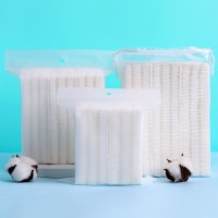 方形棉片全棉针孔圆角大方片化妆棉定制袋装盒装OEM湿敷