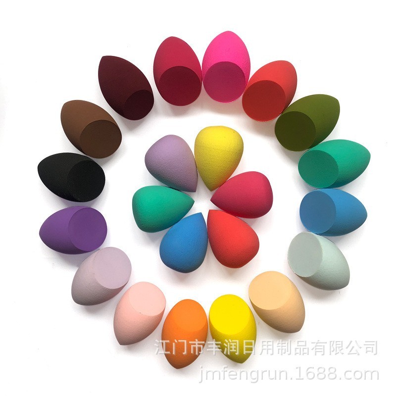 源头工厂定制干湿两用粉扑葫芦粉扑斜切美妆蛋不吃粉非乳胶美妆蛋图2