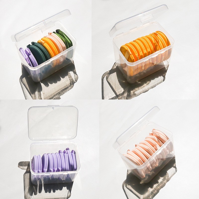 10个盒装乔迟气垫粉扑七星双面非乳胶菠萝派干湿两用粉底液化妆图2