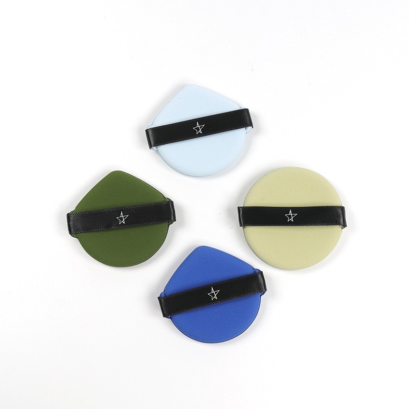 泡芙气垫粉扑尖头化妆粉扑干湿两用不吃粉水滴化妆棉亲水性双面用图4