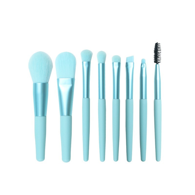 8支迷你马卡龙化妆刷套装小批量定制logo便携美妆工具厂家图4