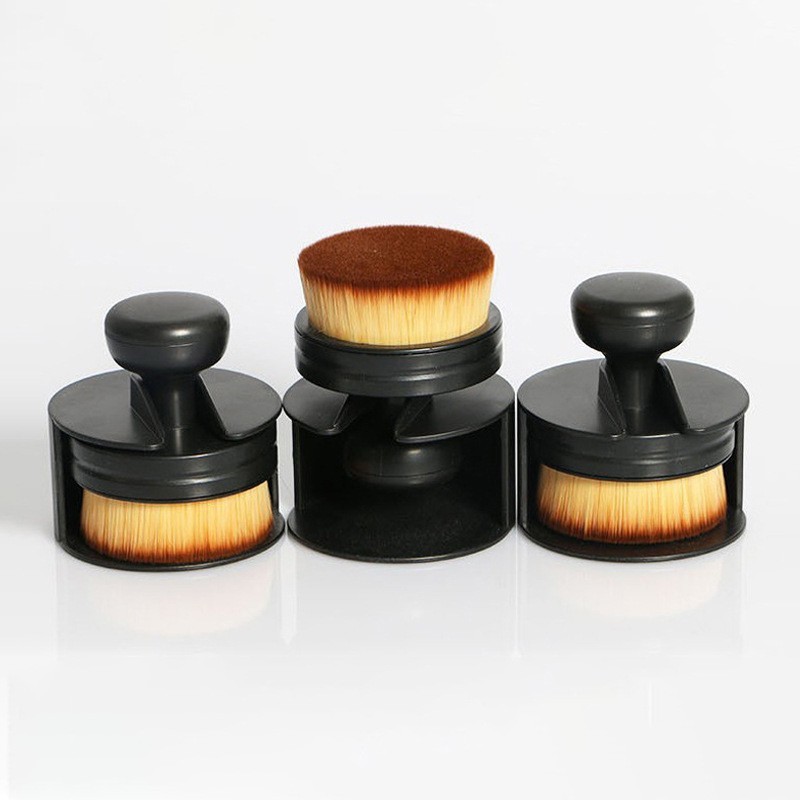 推拉式印章粉底刷散粉刷无痕遮瑕刷化妆刷美妆工具汽车清洁粉尘刷图3