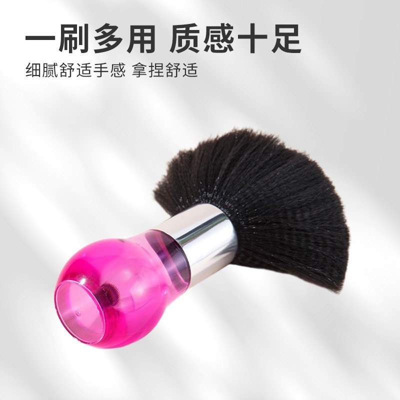 跨境大号理发师专用刷子美发软毛刷头发清洁刷托尼碎发化妆刷专业图2