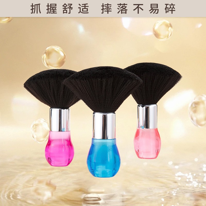 跨境大号理发师专用刷子美发软毛刷头发清洁刷托尼碎发化妆刷专业图3