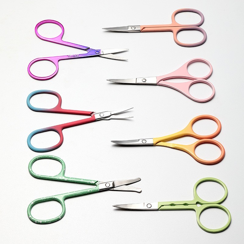 美容剪定制 丝印 钢印logo 电镀颜色 多色可选 现货定制图4