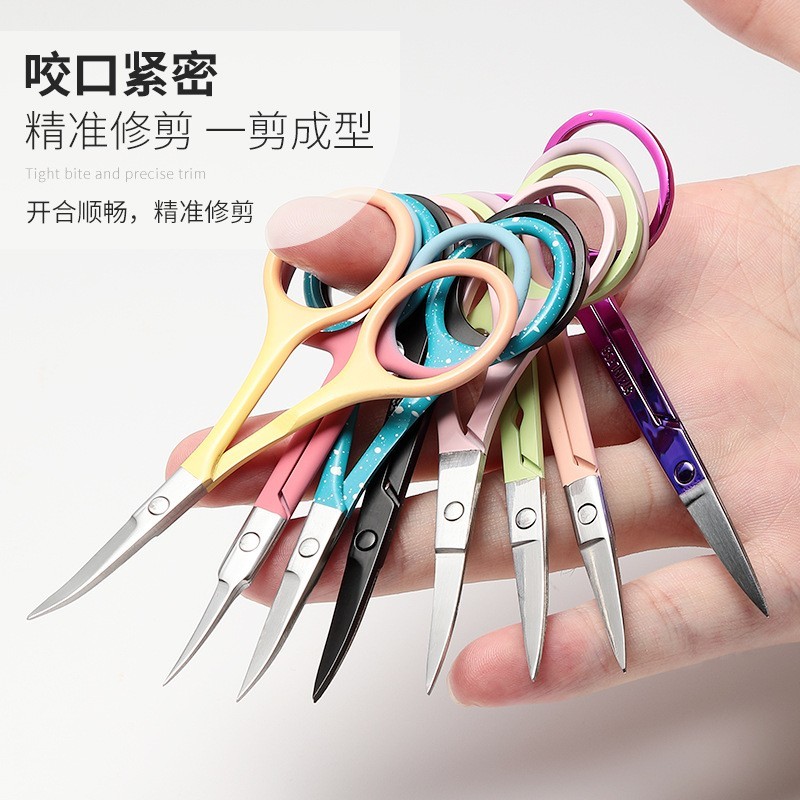 美容剪定制 丝印 钢印logo 电镀颜色 多色可选 现货定制图3