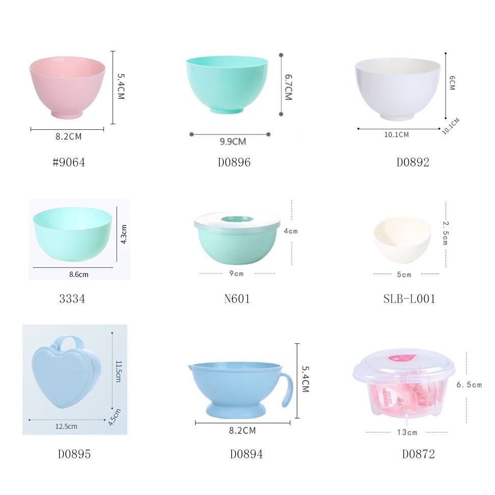 面膜碗厂家 可定制OEM 多色面膜碗 调膜碗 DIY面膜工具图4