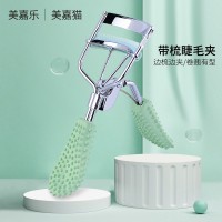 带梳睫毛夹卷翘持久定型太阳花眼睫毛美妆工具厂家定制