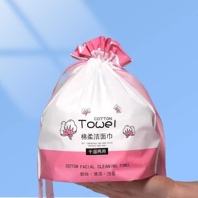 定制一次性洗脸巾干湿两用棉柔巾婴儿洁面巾美容卷巾柔软图4