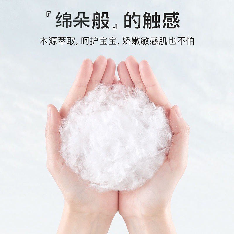 加大棉柔巾洗脸巾厚款抽式珍珠纹婴儿洁面巾一次性男女通用擦脸巾图3