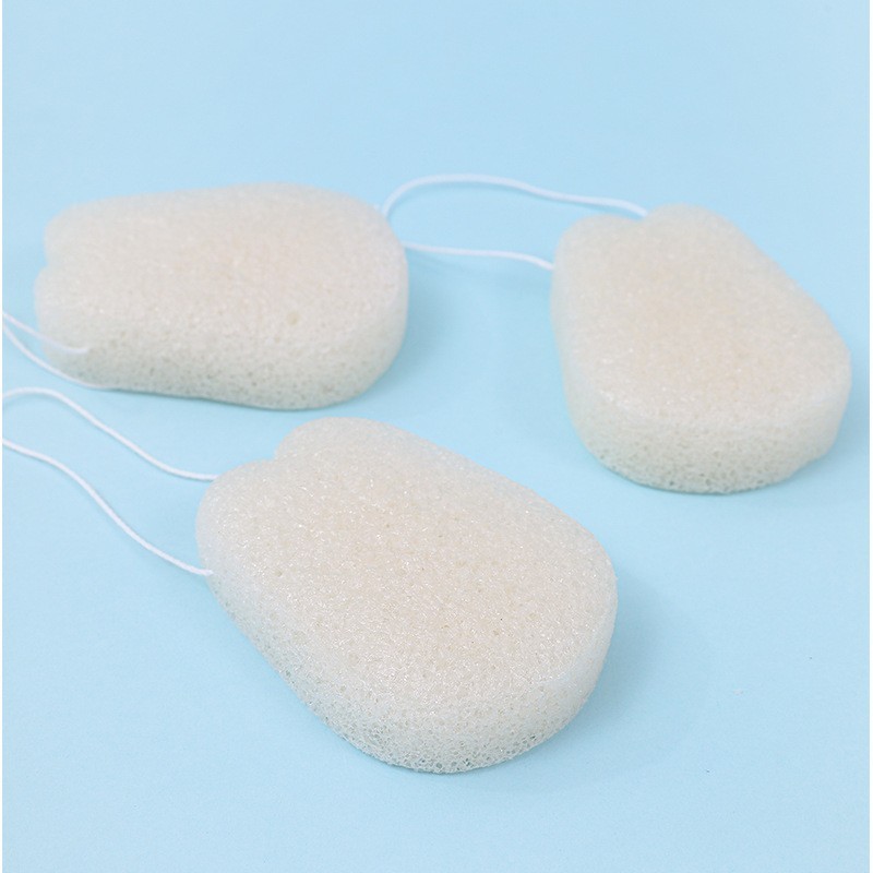工厂定制魔芋海绵洗脸海绵蒟蒻洁面扑面部清洁植物材质可降解散装图3