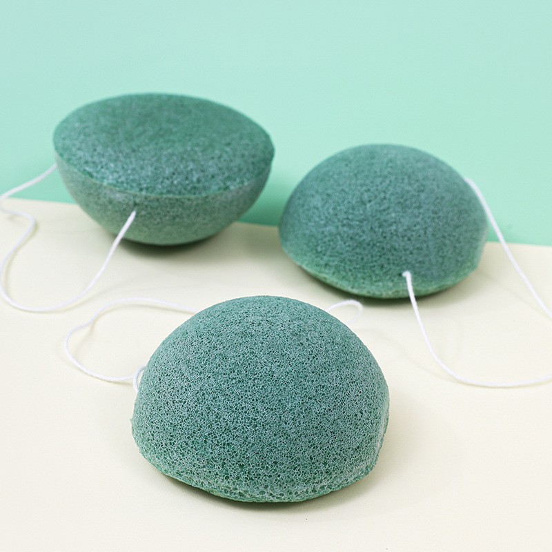 工厂定制魔芋海绵洗脸海绵蒟蒻洁面扑面部清洁植物材质可降解散装