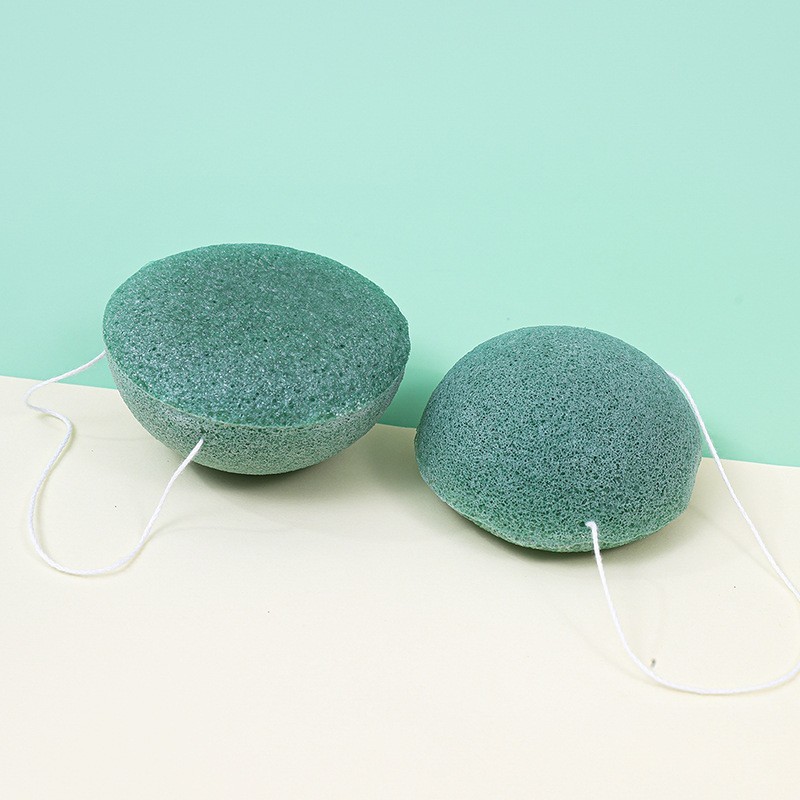 工厂定制魔芋海绵洗脸海绵蒟蒻洁面扑面部清洁植物材质可降解散装图3