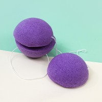 工厂定制魔芋海绵洗脸海绵蒟蒻洁面扑面部清洁植物材质可降解散装