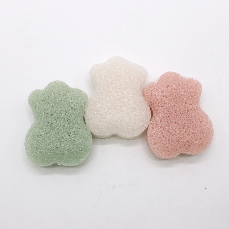 福袋形状魔芋洁肤海绵洁面工具来图来样定做多种异形洗脸粉扑图3