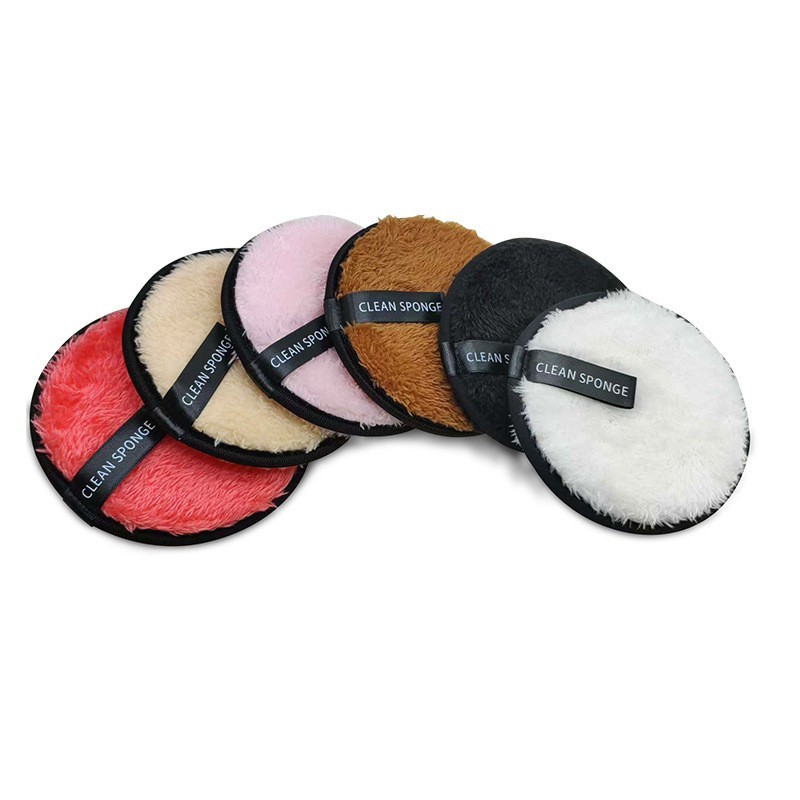 圆形卸妆扑 网红卸妆粉扑可水洗卸妆海绵粉扑懒人卸妆洁面扑厂家图3