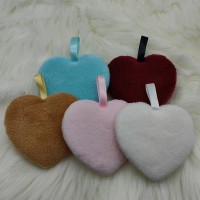 心形卸妆扑 海绵植绒卸妆粉扑可水洗卸妆海绵粉扑懒人卸妆洁面扑