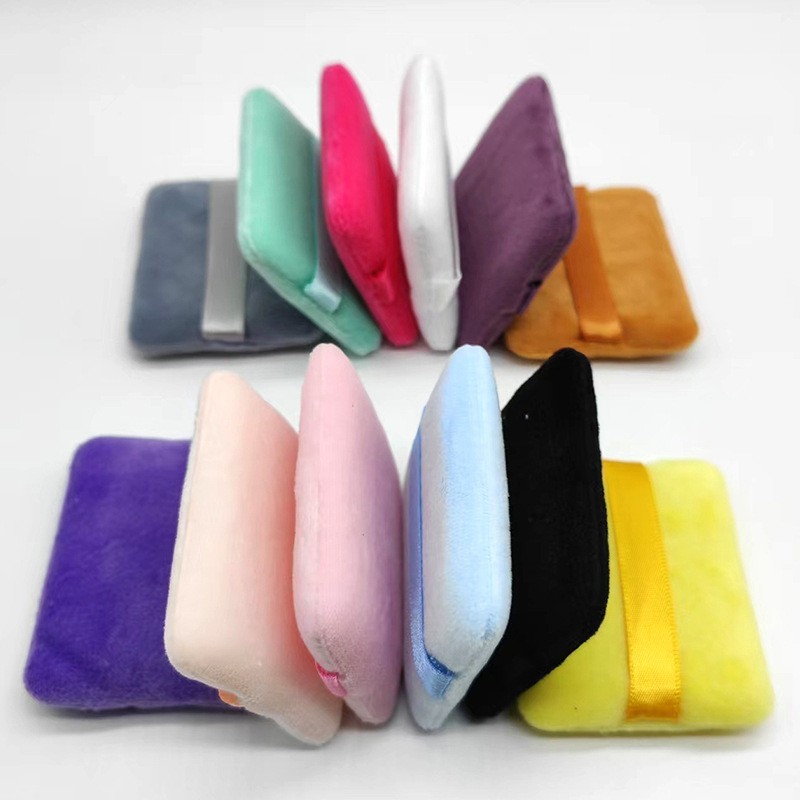 化妆粉扑方形双面植绒粉扑超柔粉饼薄款粉扑通用美妆工具图4