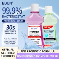 跨境专供益生菌漱口水水果味家用持久留香漱口水杀菌除口臭