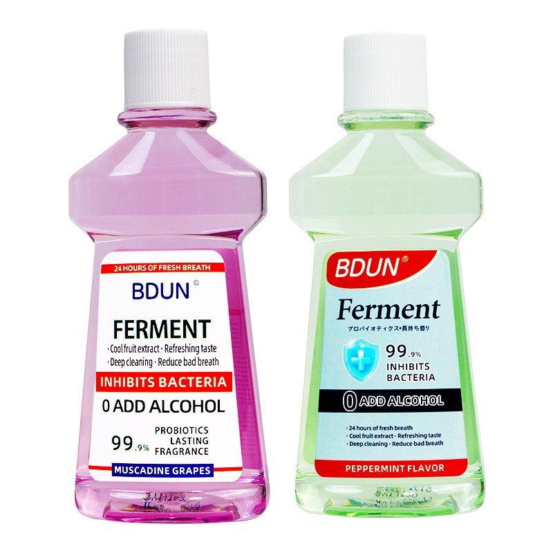 跨境专供益生菌漱口水水果味家用持久留香漱口水杀菌除口臭图5