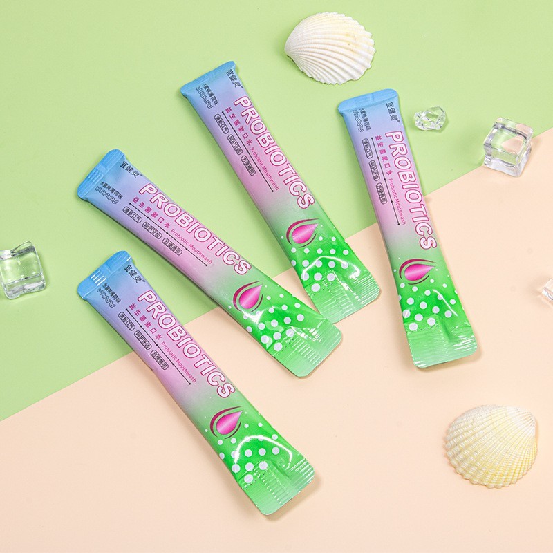 厂家益生菌漱口水批发家用口腔用品条装一次性独立装漱口水便携图4