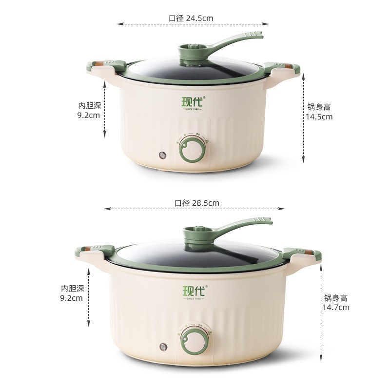 定制 现代星速电微压锅家用多功能双耳电煮锅大容量不粘电锅图3