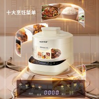 2025年新款电压力锅3L鸳鸯不粘锅蒸盘源头工厂OEM定制