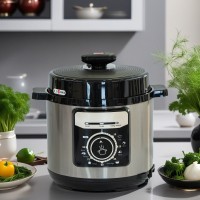 跨境新款微压商用电压力锅汤锅6升大容量多功能电饭煲电高压锅