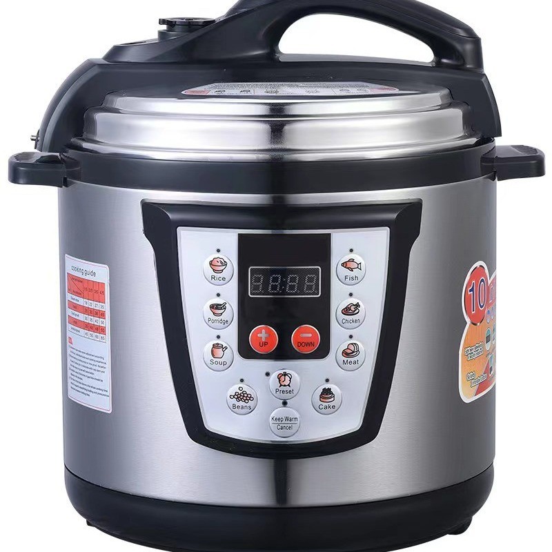 巴西插头出口英文电压力锅Pressure cooker 跨境电商外贸6L英欧规图4