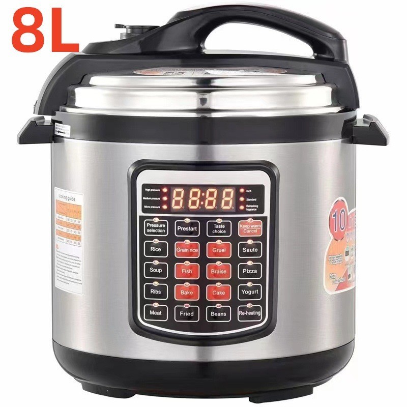 美规 Pressure Cooke英文跨境电压力锅8L马来西亚英规菲律宾中东图3