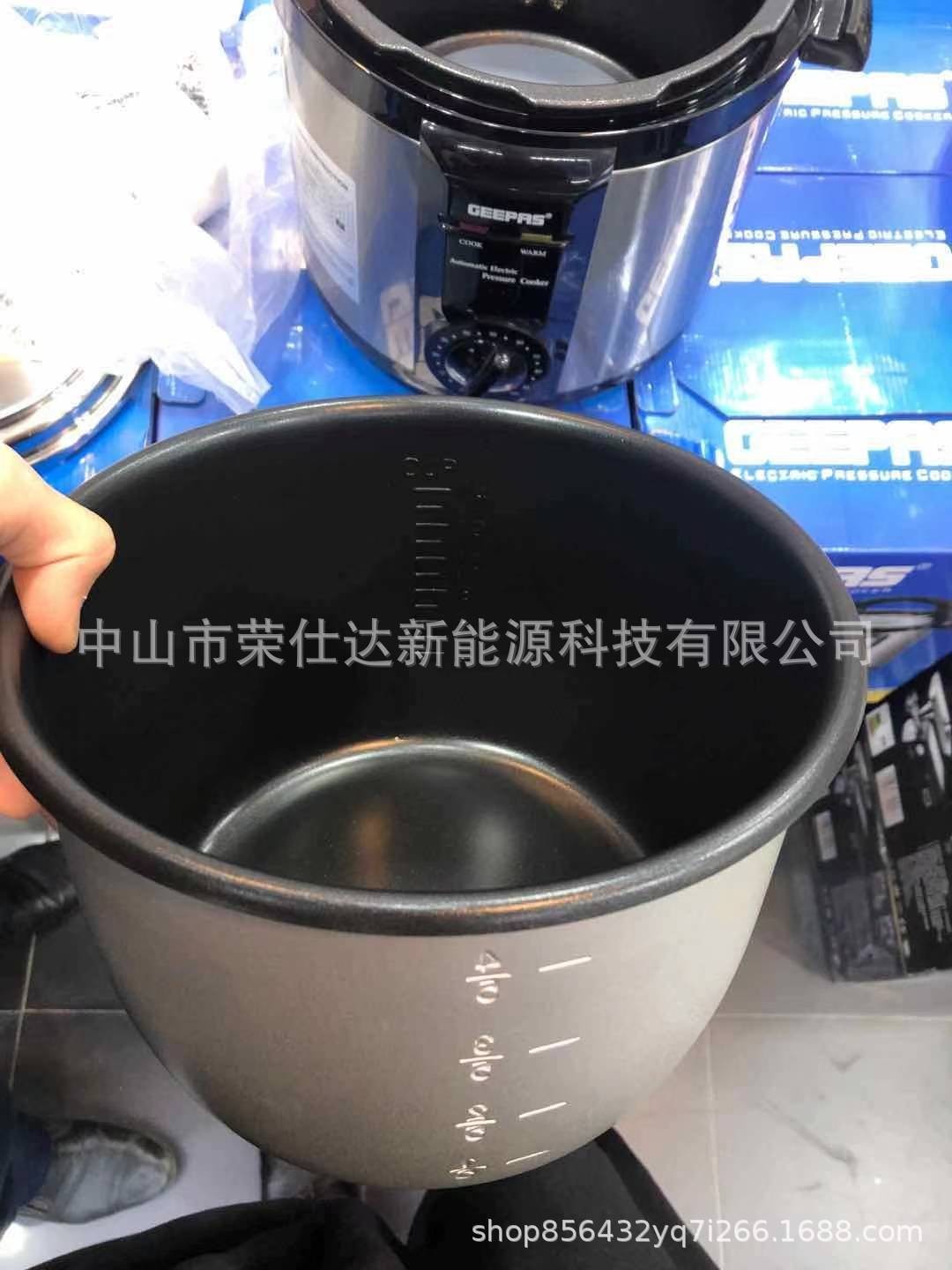 外贸跨境电商6L04款电压力锅110-220V electric pressure cooker图4