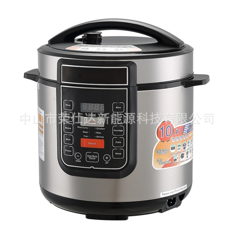 外贸6L电脑电压力锅110-220v electric pressure cooker图3