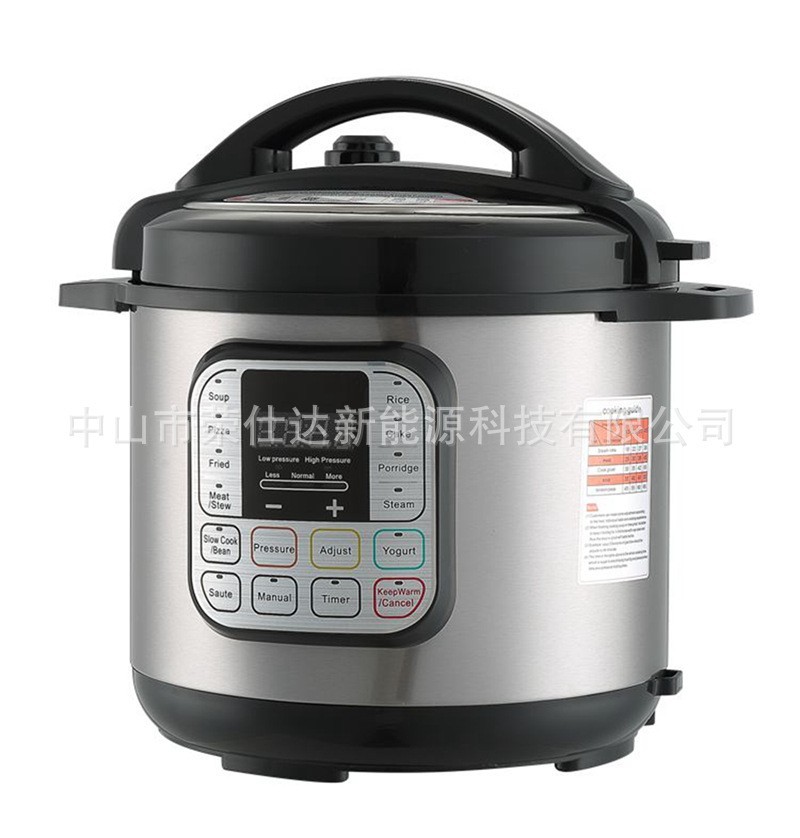 欧洲中东外贸6L电脑电压力锅110-220v electric pressure cooker图4