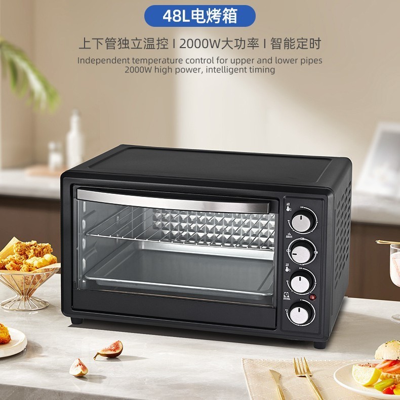定制48L升家用电烤箱出口多功能大容量面包烤箱跨境外贸源头工厂图4