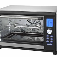 8L后出风烤箱电子式大容量风炉烤箱烘焙后空炸电烤箱外贸厂