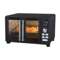 23L双开门烤箱多功能不锈钢对开门电烤箱厂家定制外贸出口