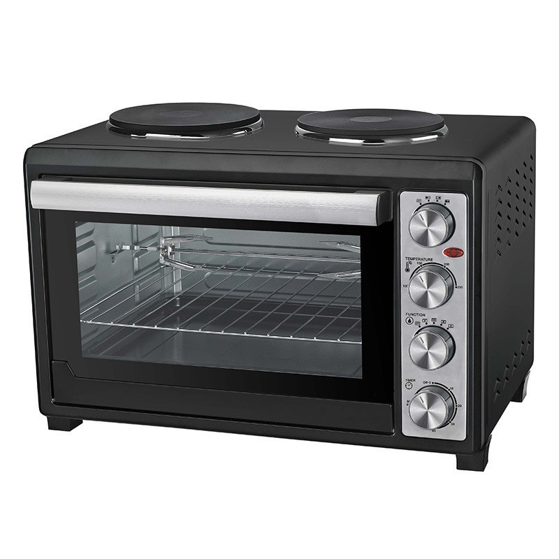 48L双炉头烤箱多功能烘焙大容量转叉带炉头电烤箱外贸出口图3