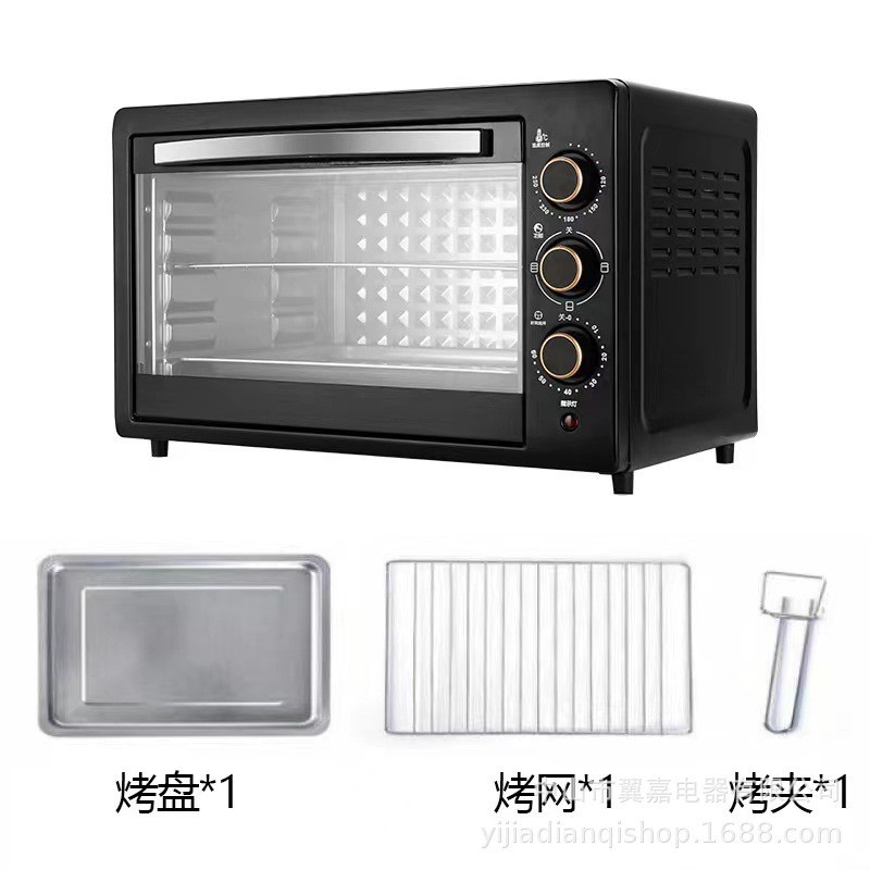 48升大容量电烤箱独立控温烤箱家用风炉烤微波炉内销烤蛋糕烘培图4