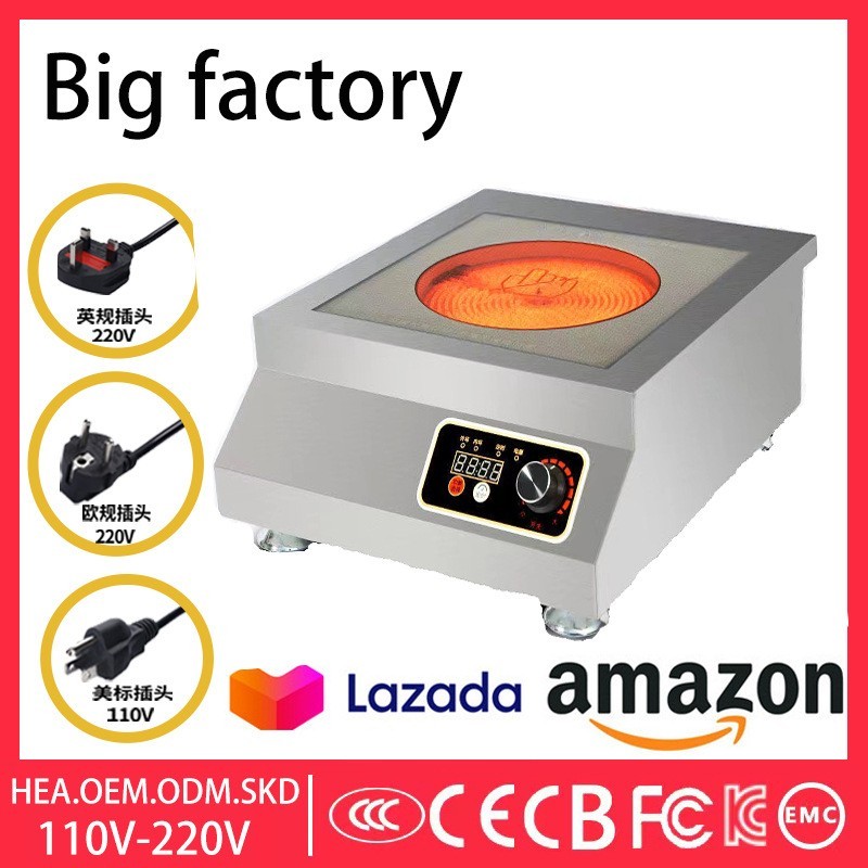 商用电陶炉跨境110V欧规俄罗斯英文版英规外贸家用Electric stove图3