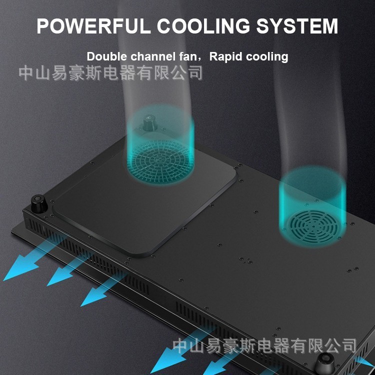 跨境电磁炉家用双灶嵌入式/台式大功率双头电陶炉双炉爆炒电磁灶图3