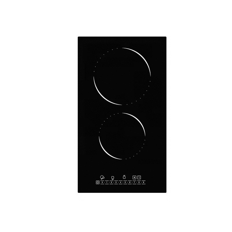 厂家 智能家用双头红外线炉灶嵌入式竖双电陶炉 多米诺光波电炉烧