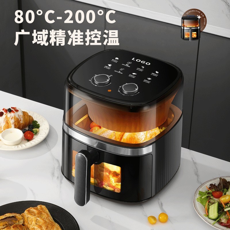 定制贴牌空气炸锅家用可视款外贸大容量全自动多功能电烤箱美标欧图3