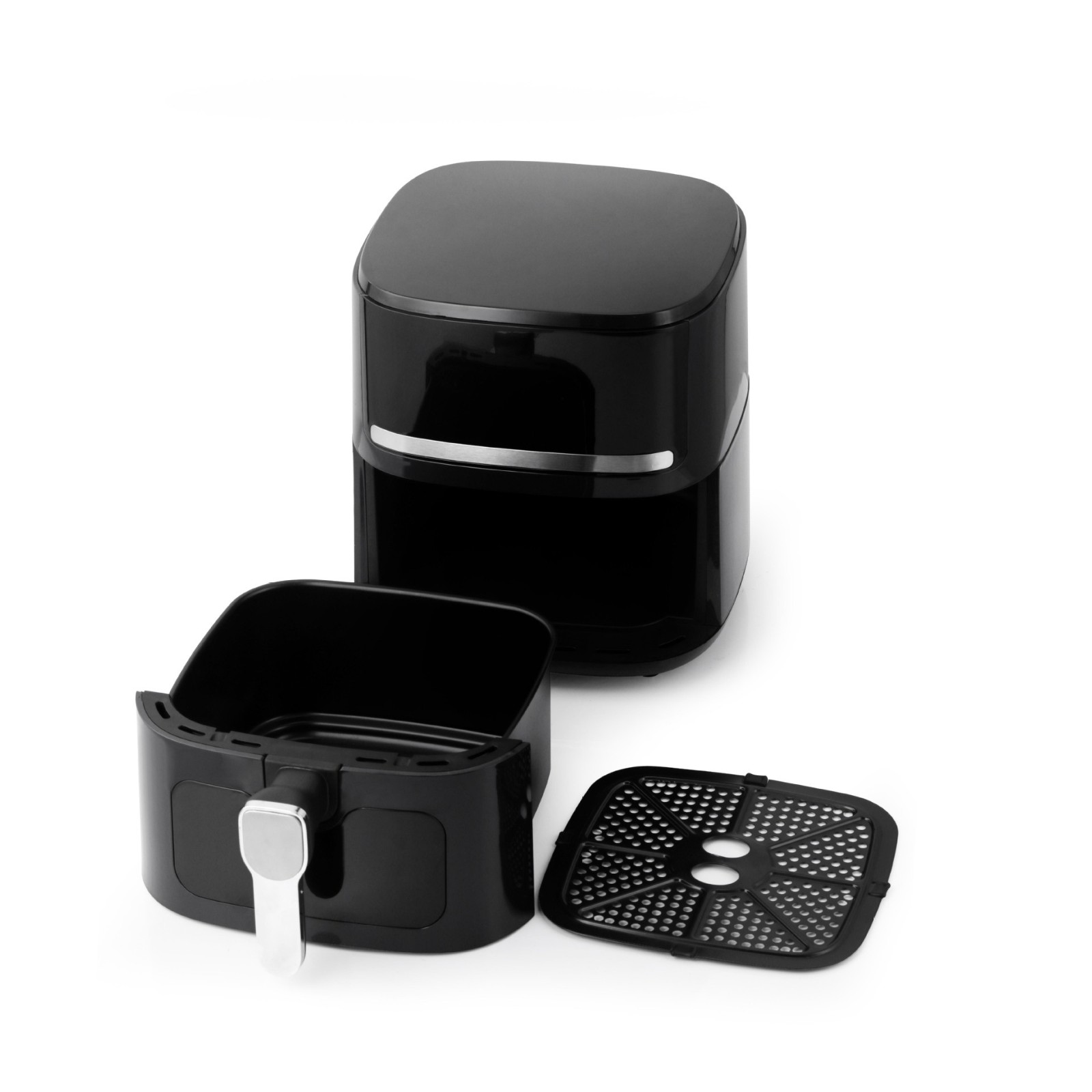 新款6L大容量内胆空气炸锅LCD显示家用多功能煎炸锅旋钮薯条机图2