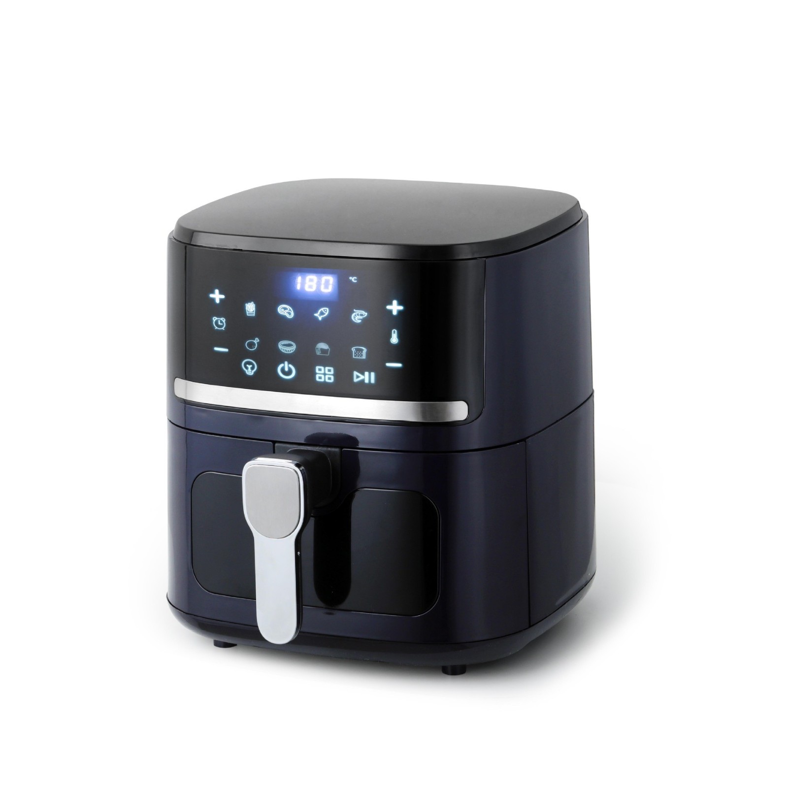 新款6L大容量内胆空气炸锅LCD显示家用多功能煎炸锅旋钮薯条机图3