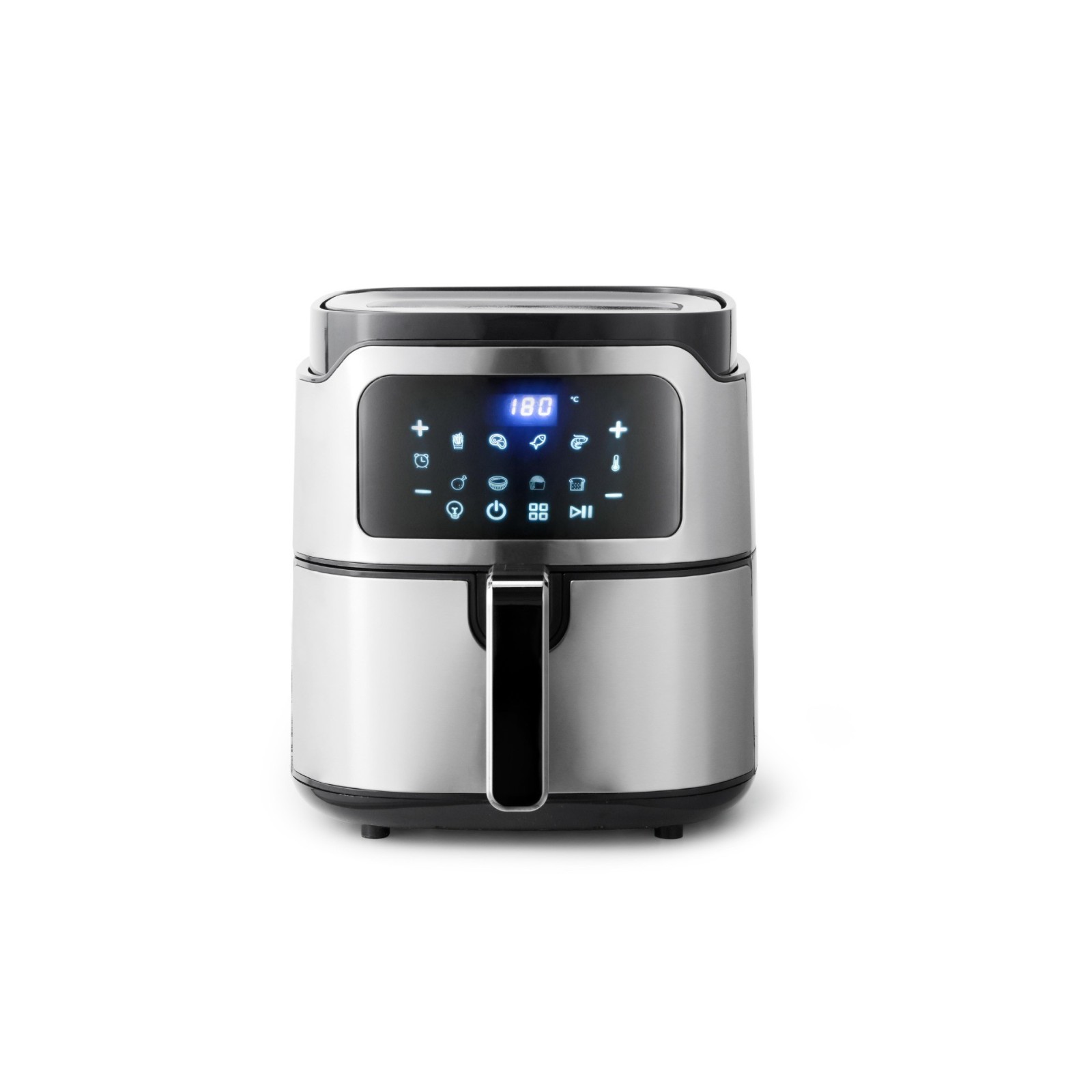 新款6L大容量内胆空气炸锅LCD显示家用多功能煎炸锅旋钮薯条机