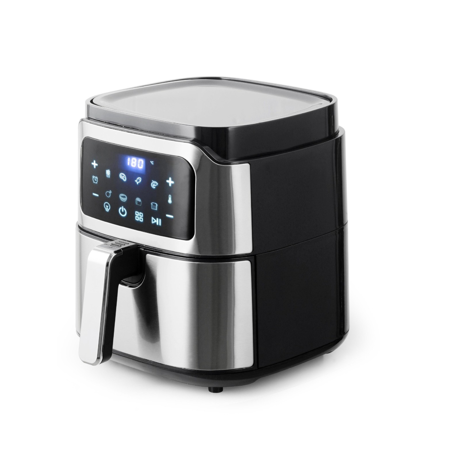 新款6L大容量内胆空气炸锅LCD显示家用多功能煎炸锅旋钮薯条机图3