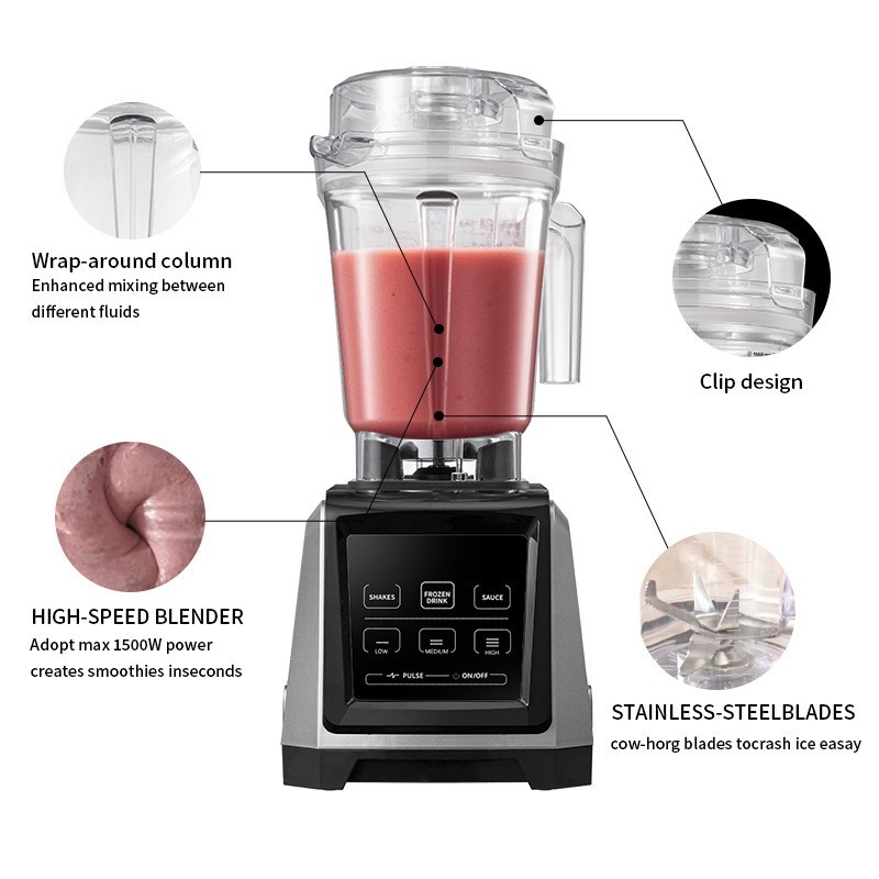 定制Blender多功能破壁机料理辅食研磨榨汁搅拌机沙冰机110V 跨境图3